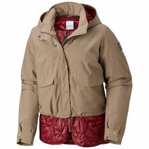 NEW Columbia Women's Out and Back Interchange 3-in-1 Jacket Omnitech Waterproof